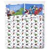 image:imageJay Franco Kids Sheet Set with Fitted Flat Sheets amp Pillow Cover  UltraSoft Bedding with Pillowcase for Room Decor White  The Mandalorian 4 Piece QueenWhite  Avengers