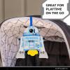 image:imageKids Preferred Star Wars R2D2 On The Go Sensory Toy  with Teether Crinkle Sounds Tactile Ribbons On The Go Strap for Ages 0 yrs