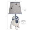 image:imageLambs amp Ivy Star Wars Classic Hand Painted R2D2 Lamp with Shade amp Bulb