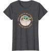 image:imageStar Wars Grogu The Force is Strong With This One TShirtDark Heather Grey