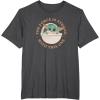 image:imageStar Wars Grogu The Force is Strong With This One TShirtDark Heather Grey