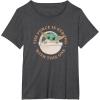 image:imageStar Wars Grogu The Force is Strong With This One TShirtDark Heather Grey