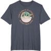 image:imageStar Wars Grogu The Force is Strong With This One TShirtHeather Blue