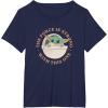 image:imageStar Wars Grogu The Force is Strong With This One TShirtNavy Blue