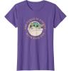 image:imageStar Wars Grogu The Force is Strong With This One TShirtPurple Heather