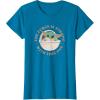 image:imageStar Wars Grogu The Force is Strong With This One TShirtSapphire Blue