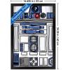 image:imageStar Wars Kids Sketch  R2D2 Character Illustration Wall Poster 34L x 224W Premium Unframed VersionBlack Framed Version