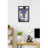 image:imageStar Wars Kids Sketch  R2D2 Character Illustration Wall Poster 34L x 224W Premium Unframed VersionBlack Framed Version