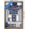 image:imageStar Wars Kids Sketch  R2D2 Character Illustration Wall Poster 34L x 224W Premium Unframed VersionBronze Framed Version