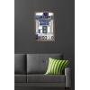image:imageStar Wars Kids Sketch  R2D2 Character Illustration Wall Poster 34L x 224W Premium Unframed VersionBronze Framed Version