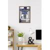 image:imageStar Wars Kids Sketch  R2D2 Character Illustration Wall Poster 34L x 224W Premium Unframed VersionBronze Framed Version