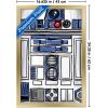 image:imageStar Wars Kids Sketch  R2D2 Character Illustration Wall Poster 34L x 224W Premium Unframed VersionGold Framed Version