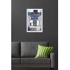 image:imageStar Wars Kids Sketch  R2D2 Character Illustration Wall Poster 34L x 224W Premium Unframed VersionWhite Framed Version