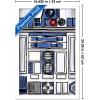 image:imageStar Wars Kids Sketch  R2D2 Character Illustration Wall Poster 34L x 224W Premium Unframed VersionWhite Framed Version