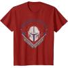 image:imageStar Wars The Mandalorian Legendary Warrior Bounty Hunter TShirtCranberry Red