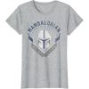 image:imageStar Wars The Mandalorian Legendary Warrior Bounty Hunter TShirtHeather Grey