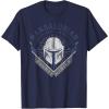 image:imageStar Wars The Mandalorian Legendary Warrior Bounty Hunter TShirtNavy Blue