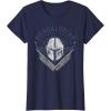 image:imageStar Wars The Mandalorian Legendary Warrior Bounty Hunter TShirtNavy Blue
