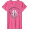 image:imageStar Wars The Mandalorian Legendary Warrior Bounty Hunter TShirtPink Heather