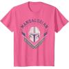 image:imageStar Wars The Mandalorian Legendary Warrior Bounty Hunter TShirtPink Heather
