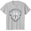 image:imageStar Wars The Mandalorian Legendary Warrior Bounty Hunter TShirtSilver Grey