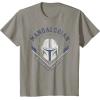 image:imageStar Wars The Mandalorian Legendary Warrior Bounty Hunter TShirtSlate Grey