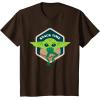 image:imageStar Wars The Mandalorian The Child Grogu Frog Snack Time TShirtBrown