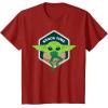 image:imageStar Wars The Mandalorian The Child Grogu Frog Snack Time TShirtCranberry Red