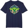 image:imageStar Wars The Mandalorian The Child Grogu Frog Snack Time TShirtNavy Blue