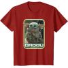 image:imageStar Wars The Mandalorian The Child Grogu TShirtCranberry Red