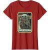 image:imageStar Wars The Mandalorian The Child Grogu TShirtCranberry Red