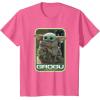 image:imageStar Wars The Mandalorian The Child Grogu TShirtPink Heather