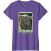 image:imageStar Wars The Mandalorian The Child Grogu TShirtPurple Heather