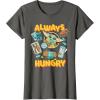 image:imageStar Wars The Mandalorian and Grogu Always Hungry Snacks TShirtAsphalt Grey