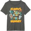 image:imageStar Wars The Mandalorian and Grogu Always Hungry Snacks TShirtAsphalt Grey