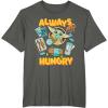 image:imageStar Wars The Mandalorian and Grogu Always Hungry Snacks TShirtAsphalt Grey
