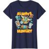 image:imageStar Wars The Mandalorian and Grogu Always Hungry Snacks TShirtNavy Blue