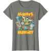 image:imageStar Wars The Mandalorian and Grogu Always Hungry Snacks TShirtOlive Heather