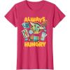 image:imageStar Wars The Mandalorian and Grogu Always Hungry Snacks TShirtRed Heather