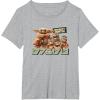 image:imageStar Wars The Mandalorian and Grogu Bounty Hunter Vintage TShirtHeather Grey