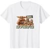image:imageStar Wars The Mandalorian and Grogu Bounty Hunter Vintage TShirtWhite