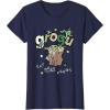 image:imageStar Wars The Mandalorian and Grogu Eat More Frogs Sketch TShirtNavy Blue