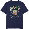 image:imageStar Wars The Mandalorian and Grogu Eat More Frogs Sketch TShirtNavy Blue