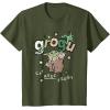 image:imageStar Wars The Mandalorian and Grogu Eat More Frogs Sketch TShirtOlive Green