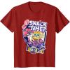 image:imageStar Wars The Mandalorian and Grogu Is It Snack Time TShirtCranberry Red