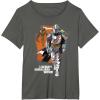 image:imageStar Wars The Mandalorian and Grogu Movie Legendary Warrior TShirtAsphalt Grey