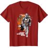 image:imageStar Wars The Mandalorian and Grogu Movie Legendary Warrior TShirtCranberry Red