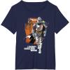 image:imageStar Wars The Mandalorian and Grogu Movie Legendary Warrior TShirtNavy Blue