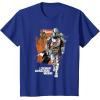 image:imageStar Wars The Mandalorian and Grogu Movie Legendary Warrior TShirtRoyal Blue