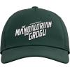 image:imageStar Wars The Mandalorian and Grogu Official BampW Movie Logo Adjustable Printed Baseball HatDark Green